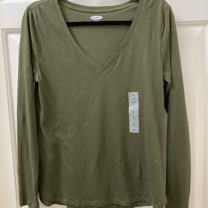 Olive green long sleeve tee